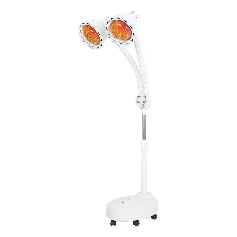 Multi-Function Double Head Far-Infrared Heating Physiotherapy Lamp Physical Therapy Heater Warmer Instrument for Body Health