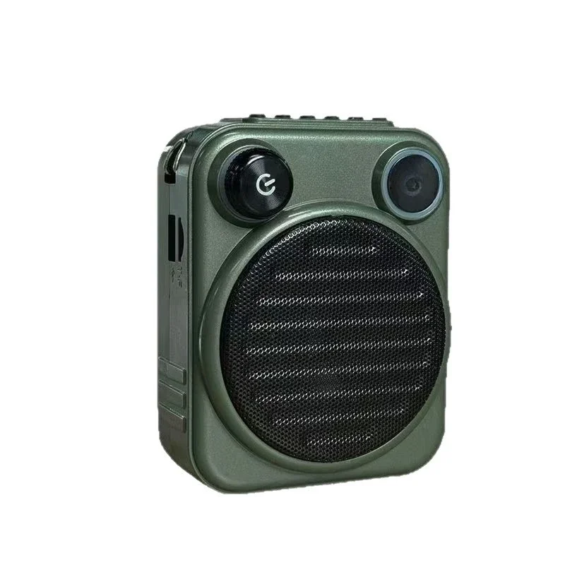 Wireless collar clip type little bee loudspeaker for teachers in class with power digital display to prevent howling