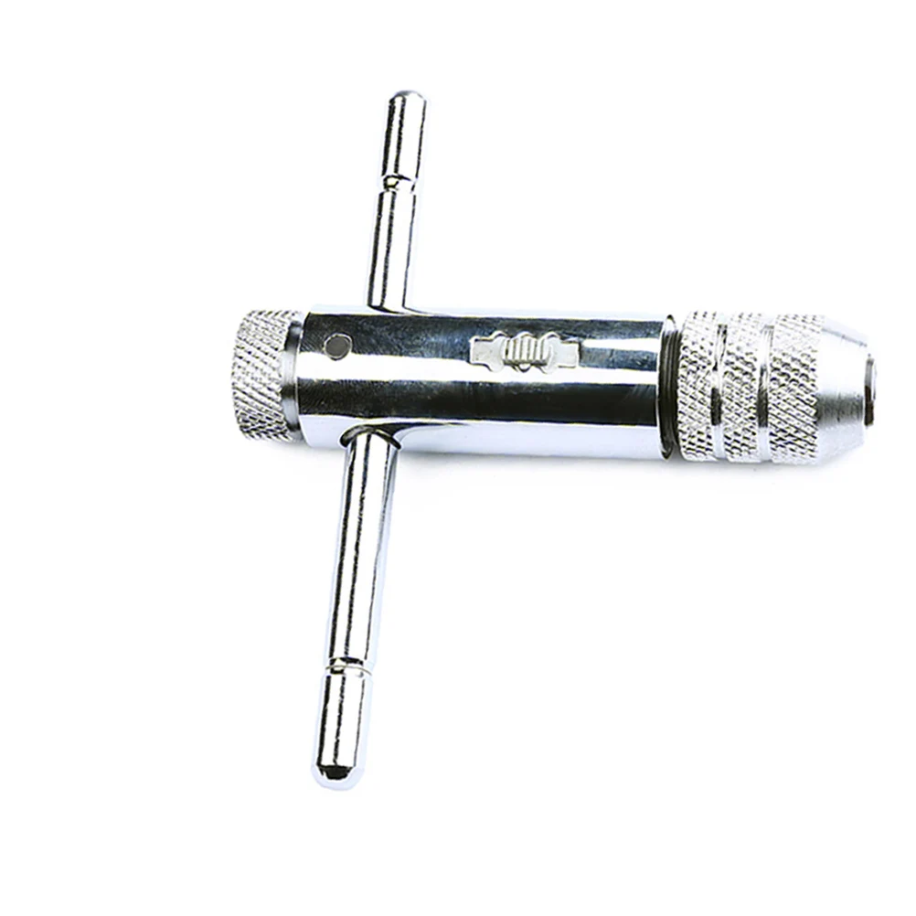 

T-Handle Ratcheting Tap Wrench High-Strength Steel -M8 Adjustable Handle Easy Operation Furniture Repair