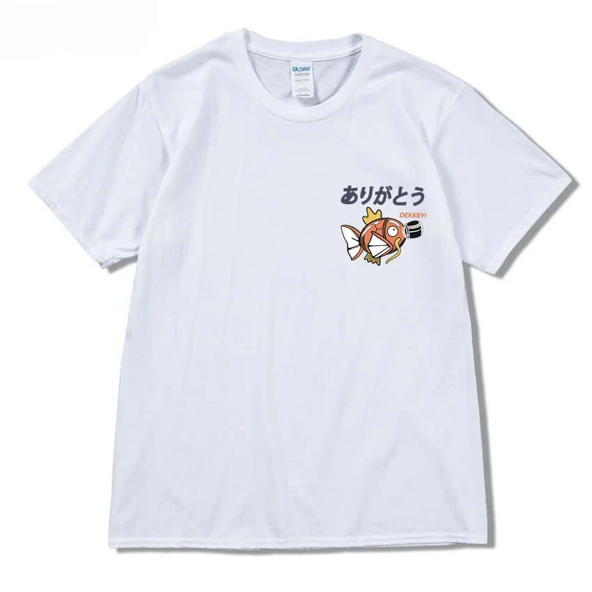 メンズ半袖コットンTシャツ,日本の服,釣りのプリント,ヒップホップ,快適,カジュアル,楽しい,2024