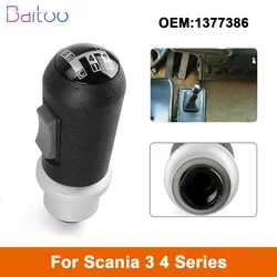 6 Speed+R+C Truck Gear Lever Shift Knob With Gearbox Splicer Switch Gear Stick Head 1377386 For Scania 3 Series 4 Series TS010