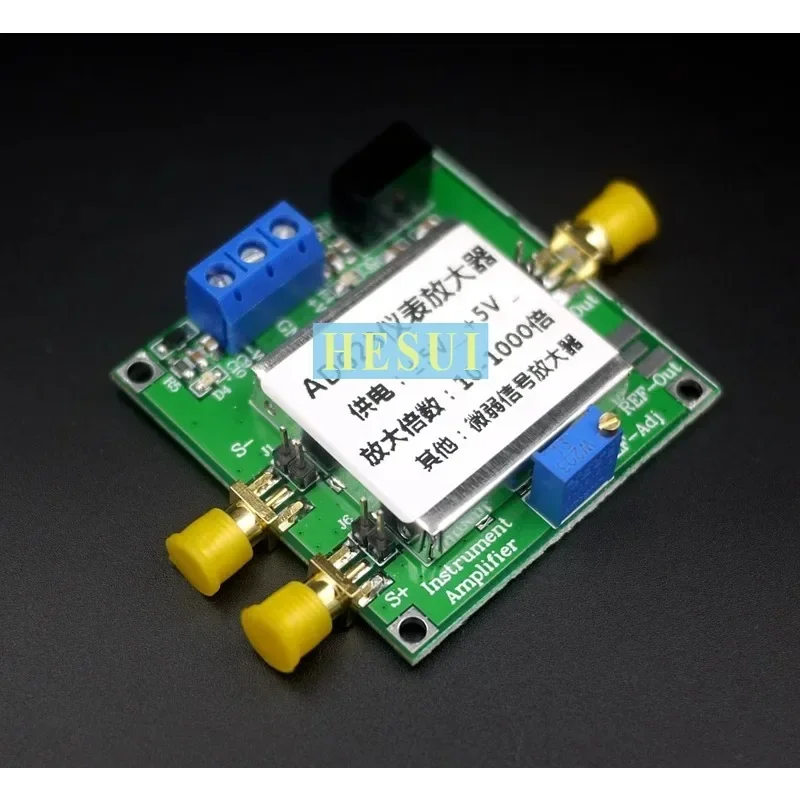 AD623 Instrument amplifier module Single power supply single end/differential millivolt microvolt small signal
