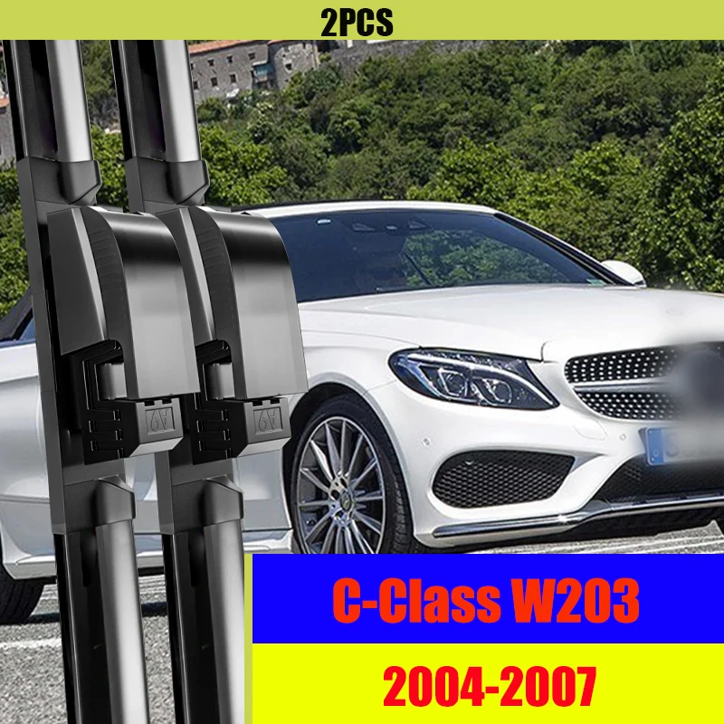 

Wiper Front Wiper Blades For Mercedes-Benz C-Class W203 2004 2005 2006 2007 Windshield Windscreen Front Window 22"+22"