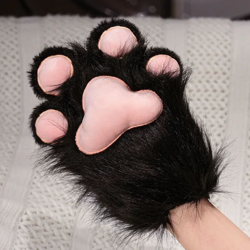 1 paar Vogel Vleugels Harige Pluche Dier Klauwen Wearable Cosplay Props Fursuit Kostuum Beest Kigurumi Dier Kostuum Accessoires