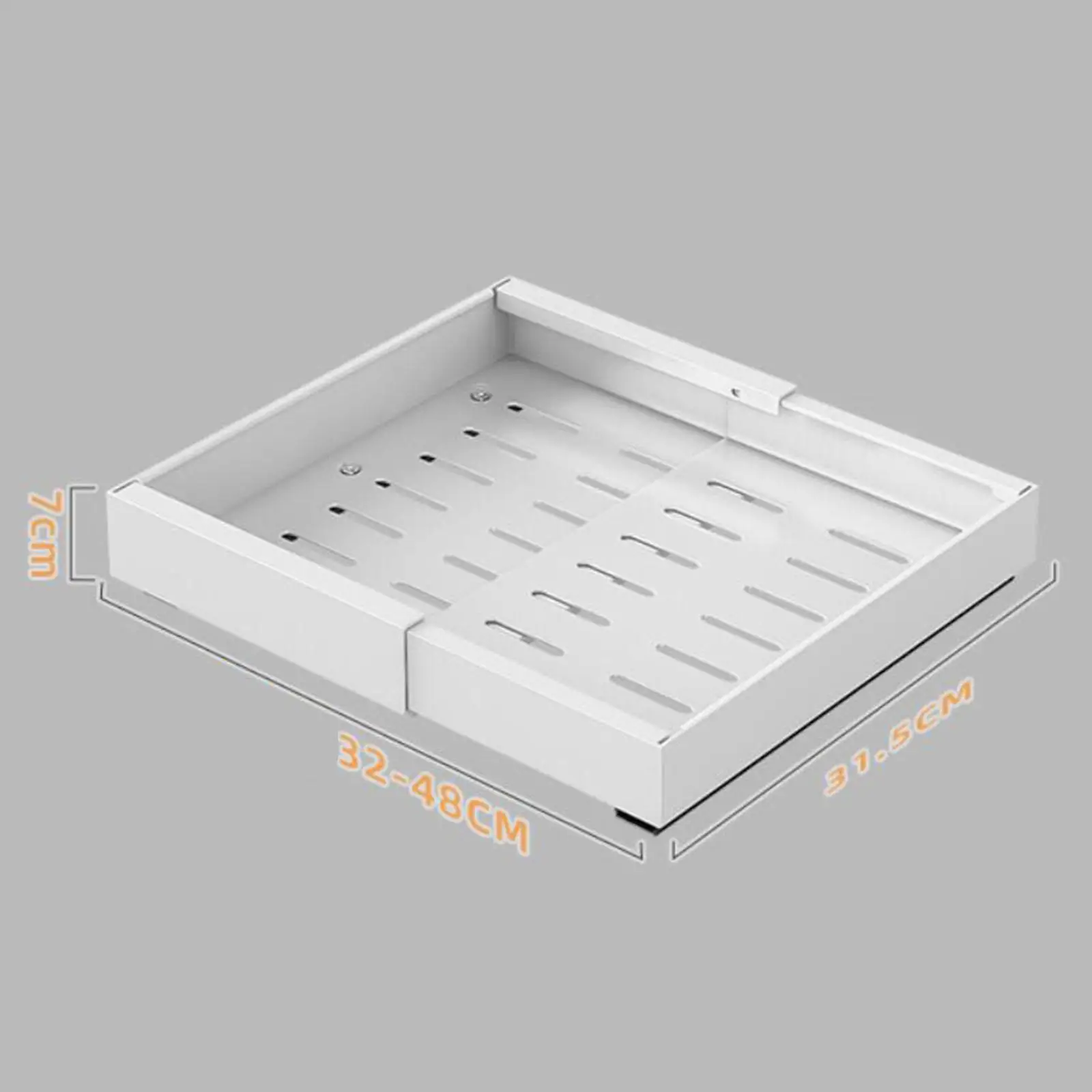 Organizer per armadietto estraibile organizzatore per cassetti espandibile per armadio da cucina in scatola sotto i prodotti per la pulizia
