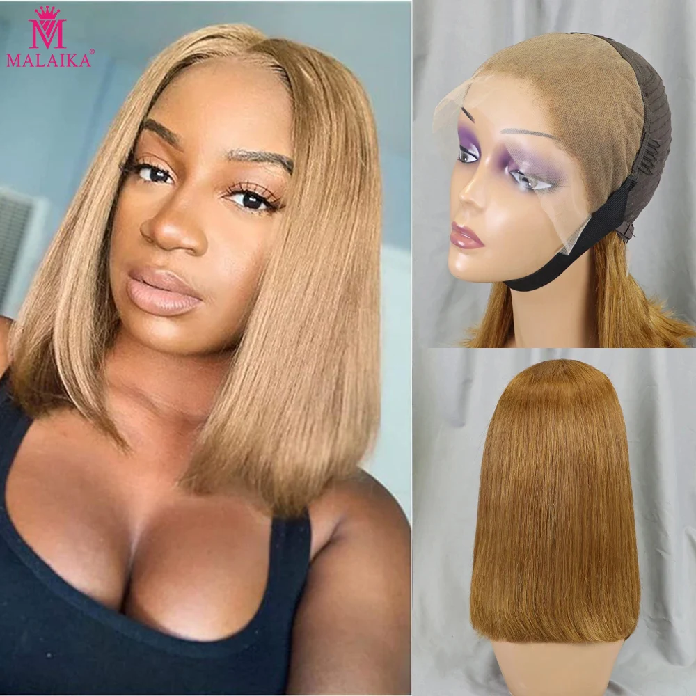 

200% Straight 27# 350 99J Short BoB Wig 13x4 Lace Front Human Hair Wig Glueless Brazilian Human Hair Wig Ready to Wear