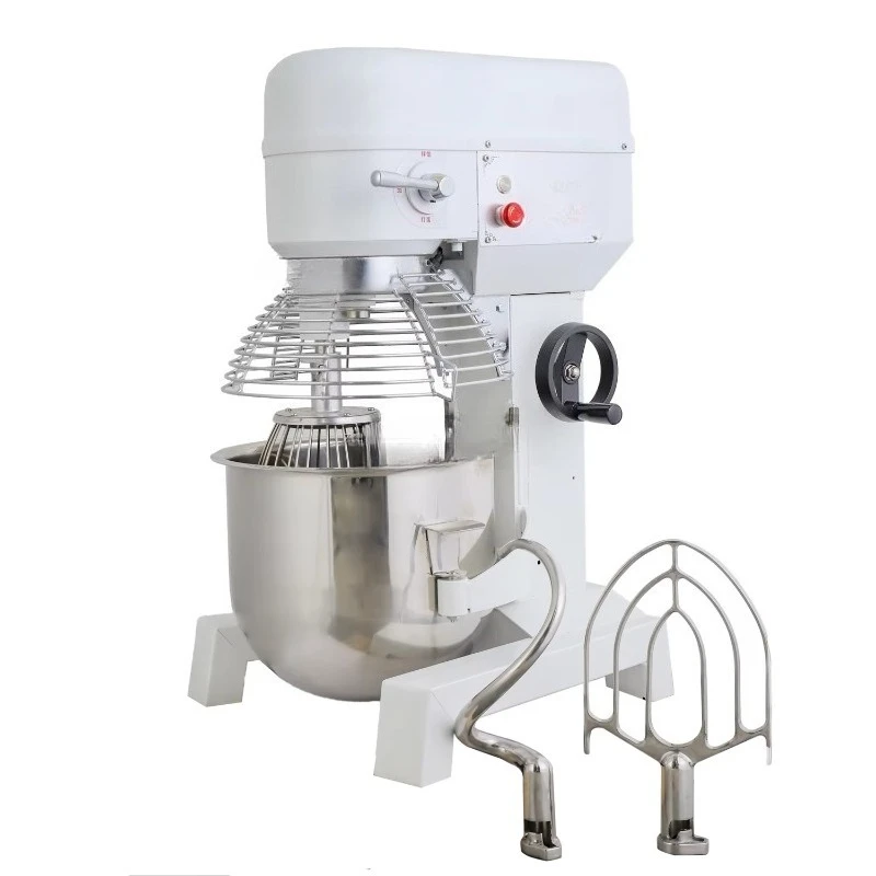 Adjustable Electric Stand Food Mixing Machine 40 Liter 12KG Spiral Dough Mixer Dough Hook Whisk Beater