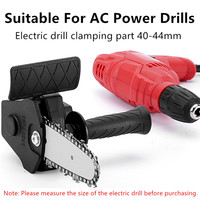 Portable Conversion Head Kits Electric Drill to Electric Chain Saw Adapter Attachment Woodworking Pruning Tools for Garden