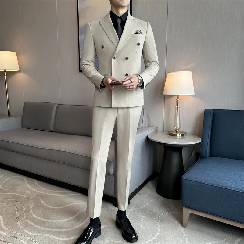 Groom wedding dress business slim suit146