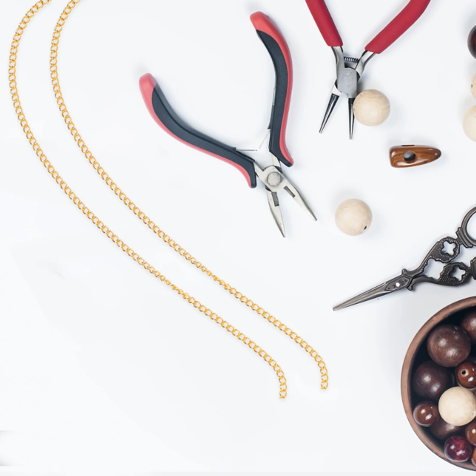 

1 Roll Necklace Chain Extenders Stylish Copper Extension Chains for Necklace Bracelet Anklet Jewelry Material Jewelry DIY Chain