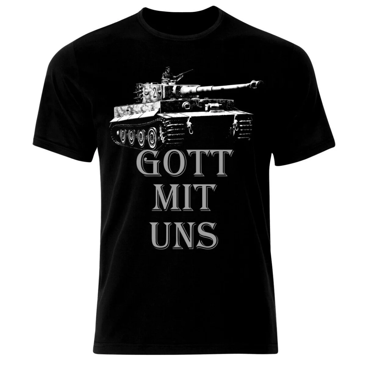 T-Shirt Panzertruppe Konigstiger Germany Deutschland Wehrmacht. Summer Cotton Short Sleeve O-Neck Mens T Shirt New S-3XL