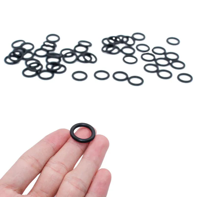 100PCS/lot Rubber Ring NBR Sealing O-Ring 1.8mm Thickness ID7.1/7.6/8/8.5/9/9.5/10/10.6/11.2mm Nitrile O Ring Seal Gasket Washer