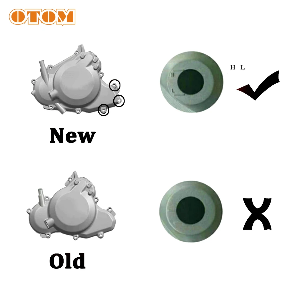 OTOM Motorcycle Magneto Engine Clutch Water Pump Protective Cover For ZONGSHEN NC250 250CC KAYO K6 BSE J5 RX3 ZS250GY-3 4 Valves