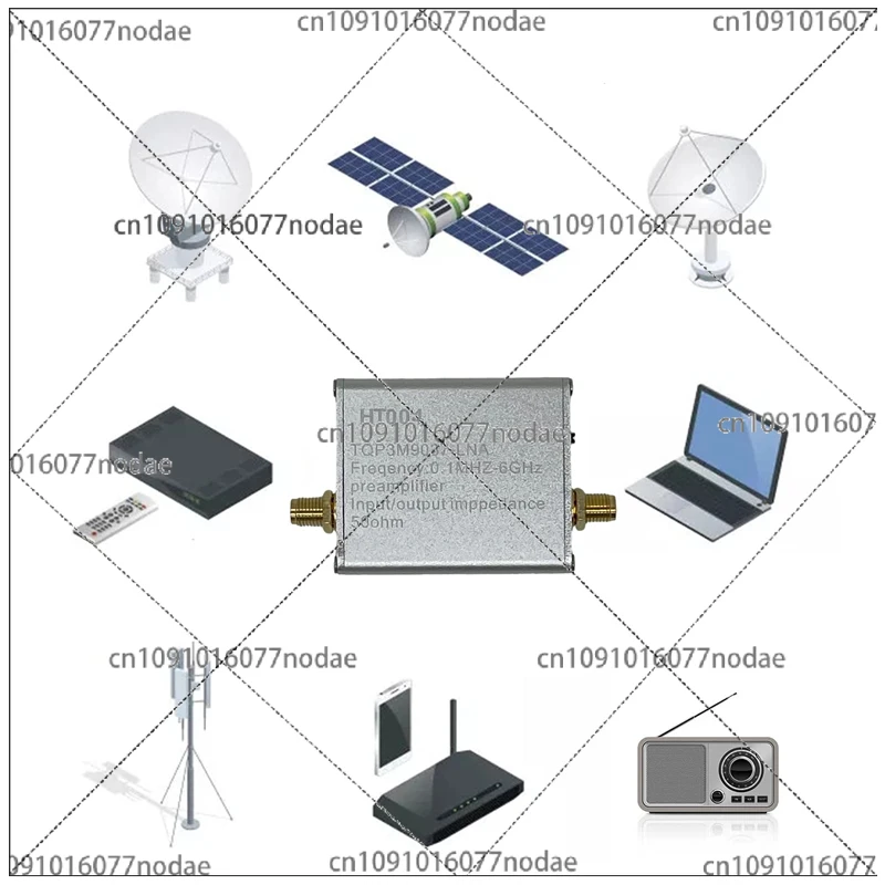 0.1-6GHz Low Noise Amplifier 30dB High Gain Pre RF SDR LNA Module Amplifier