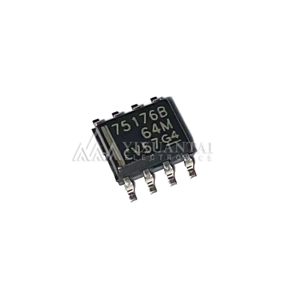 10pcs/lot SN75176BDR  SN75176BD  SN75176B  75176B  75176  IC TRANSCEIVER HALF 1/1 8SOIC  New Original