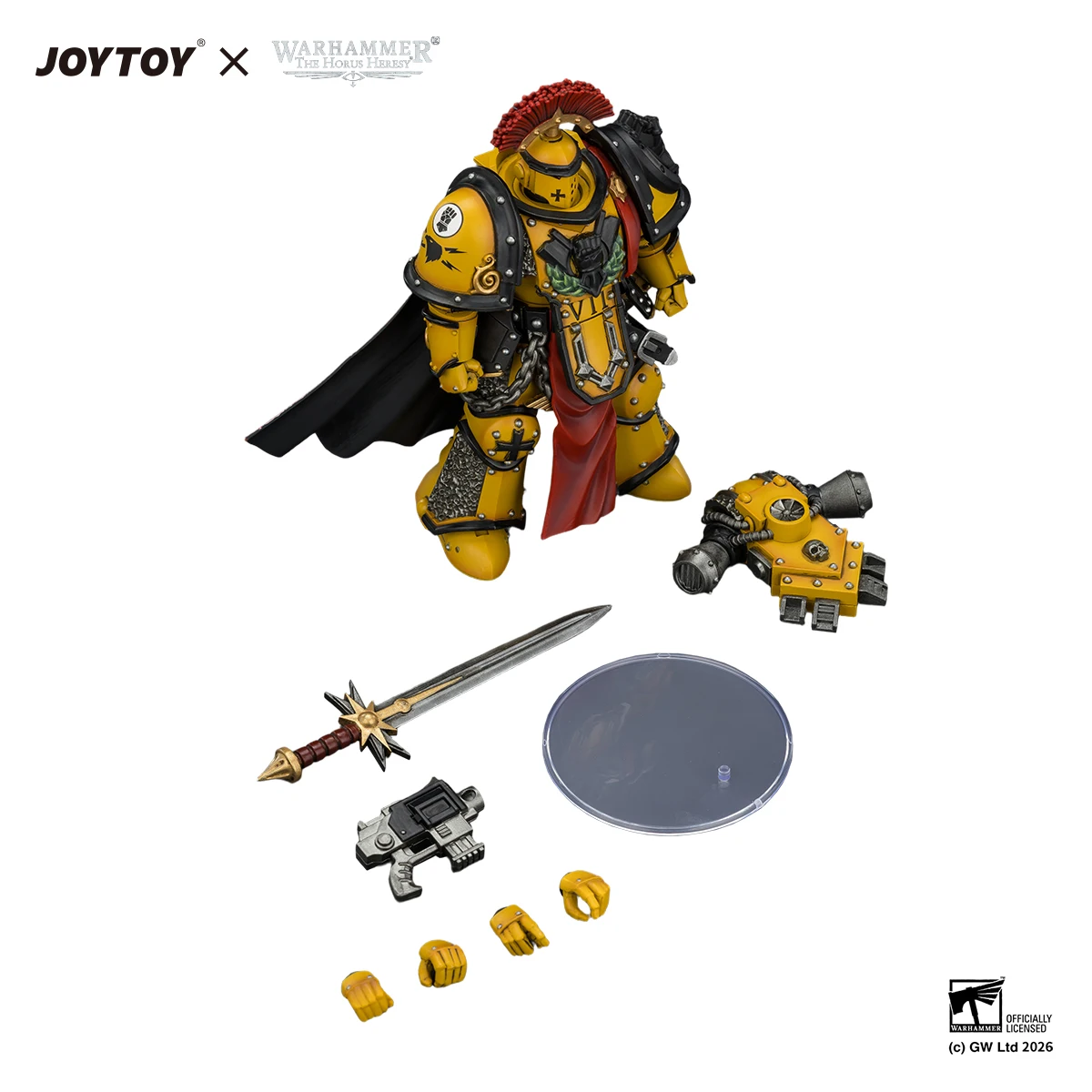 JOYTOY Warhammer 40K 1/18 Action Figure Imperial Fists Legion Praetor in Mk III Armour figures Toys Model view 6