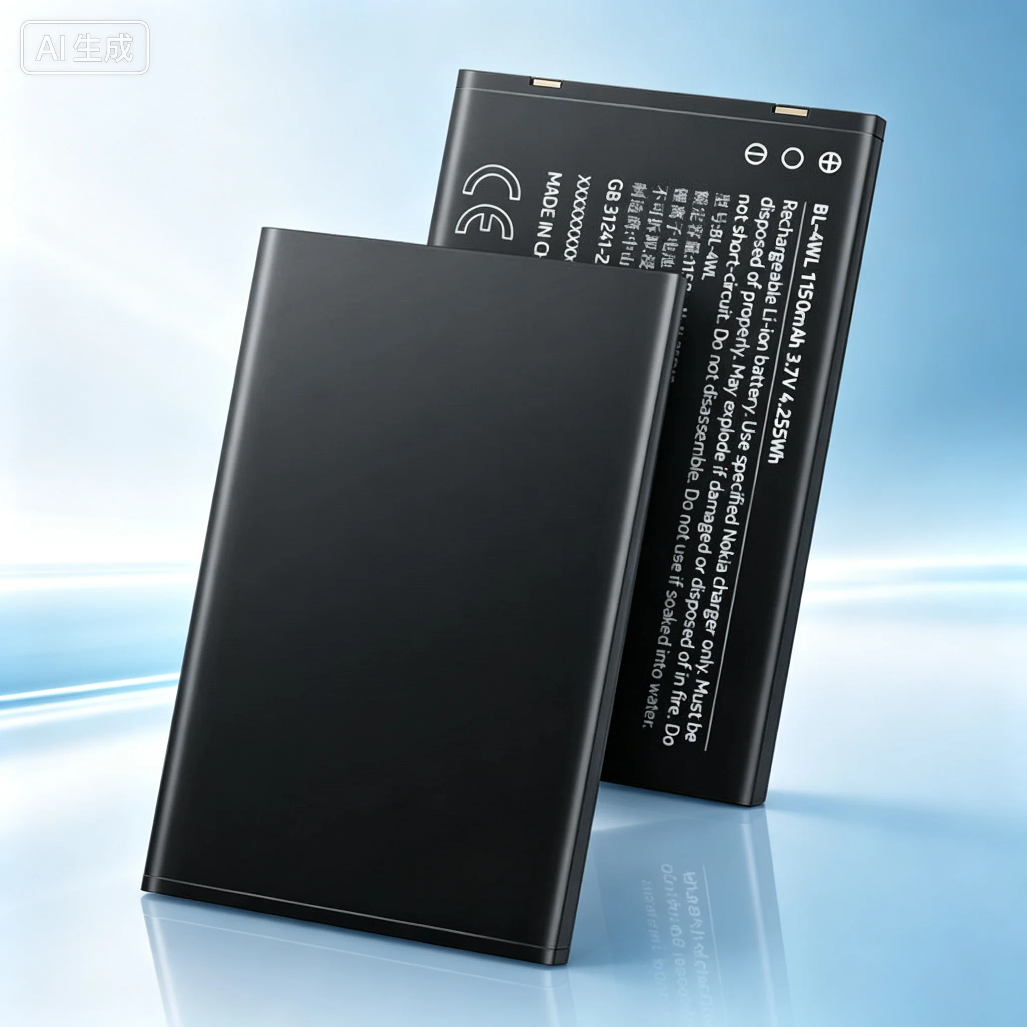 Li-ion Pack BL-4WL for Nokia TA-1148 215 220 225 New 3310, Compatible with BL-4UL  5pcs