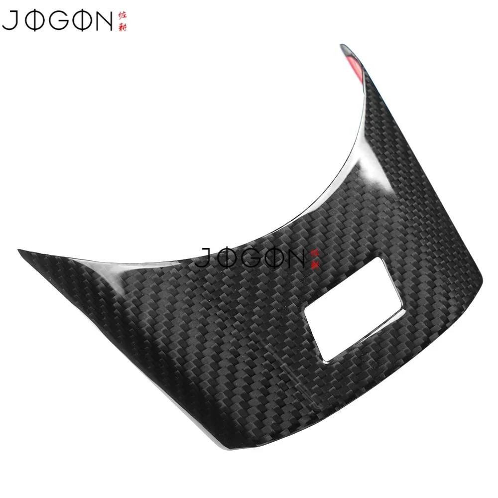 For Toyota GR Yaris 2025 2026 Real Carbon Fiber Car Interior Steering Wheel Button Strip & Lower Panel Cover Trim Accessories view 2