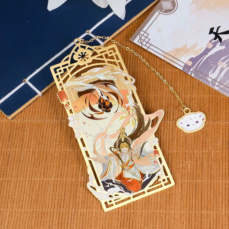 Heaven official’s blessing Animae Metal Bookmark official products Xie Lian Hua Cheng TGCF goodscollection gift stationery