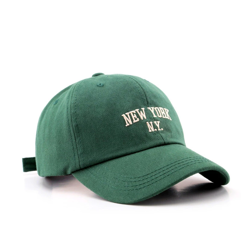 1 Stück, Baseballkappe im New Yorker Stil, unisex, für alle Jahreszeiten, aus reiner Baumwolle, modisches Design.