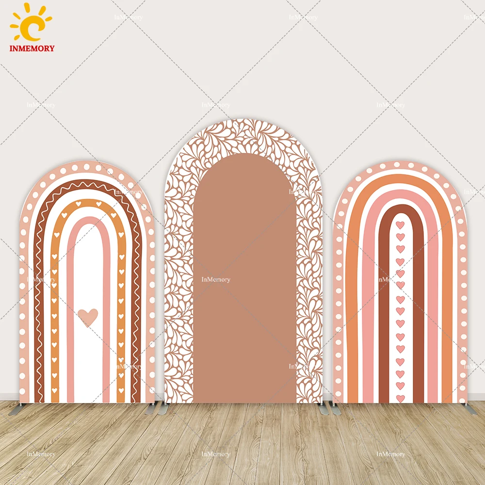 

Boho Rainbow Arched Wall Cover for Birthday Decoration Cielito Lindo Baby Shower Arch Backdrop Background Photography Banner