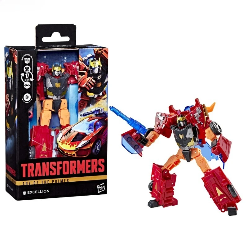 ในสต็อก Takara Tomy Transformers ของเล่น Age Of The Primes Excellion รุ่นหุ่นยนต์คอลเลกชันตัวเลขการกระทําของเล่นของขวัญงานอดิเรก