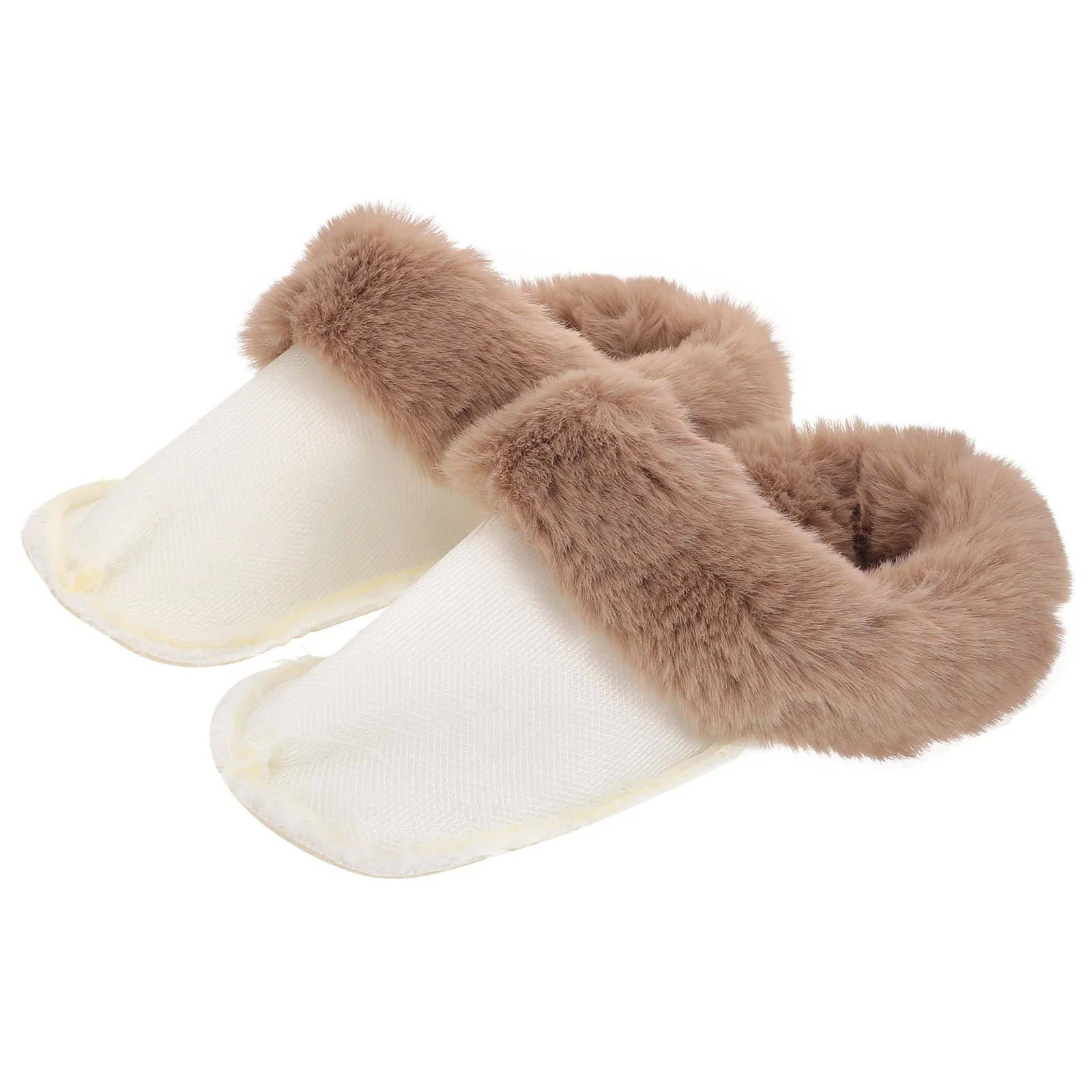 

1 Pair Detachable Warm Clog Liners For Winter Thick Fleece Shoe Inserts Cushioned Collar Universal Fit Size 42-43 Removable