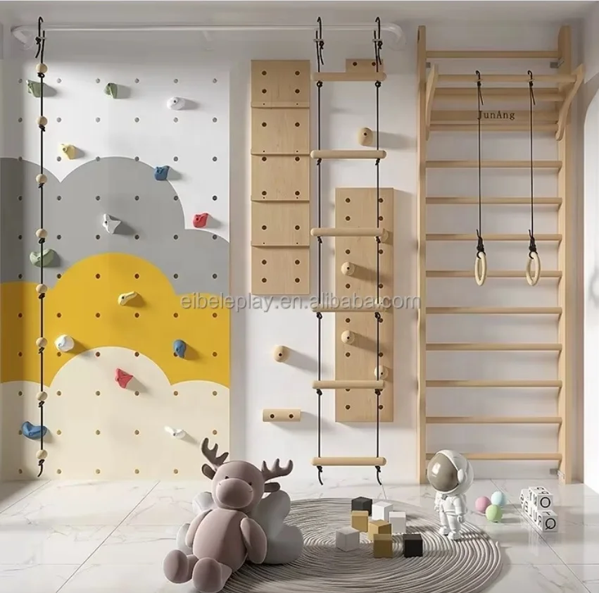 Kids Playground Equipment Multifunctional Commercial Climbing Walls Classic Indoor Outdoor Children Rock Climbing Wall