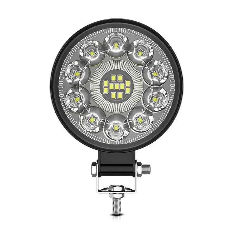 

A21E-Car LED Work Light 3 Inch Round LED Floodlight Auxiliary Light Offroad Modification Light For Truck Tractor ATV UTV Boat