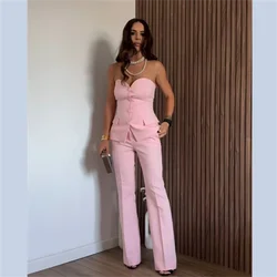 PB&ZA2024 summer new women's fashionable temperament slim fit waist cinching versatile high waisted bell bottom pants set