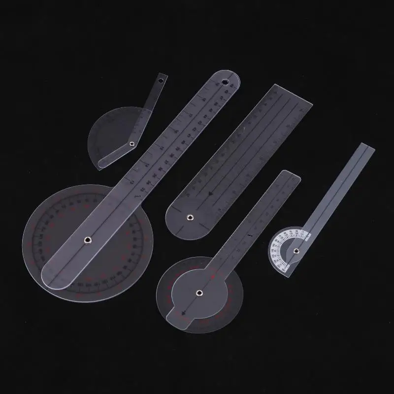 

Medical Goniometer 360 Degree Spinal Angle Protractor Ruler Spinal Goniometer Physical Therapy Angle Protractor Ruler Gauge