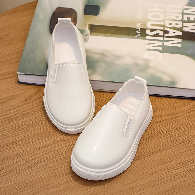 Children Causal School Sport Shoes Pure White Girls Boy Versatile Fashion Tennis Shoes Non-slip Classic Kids Sneakers Breathable