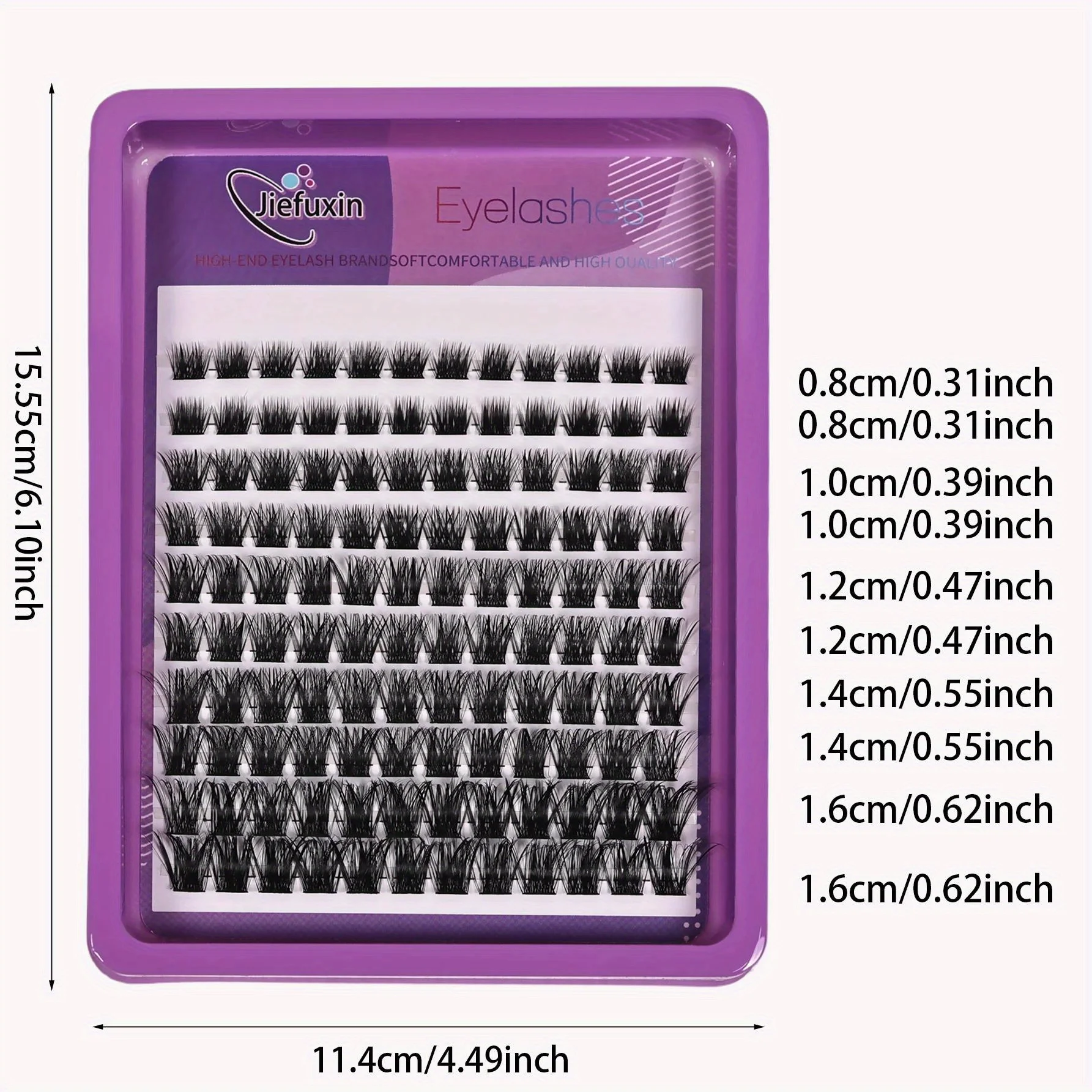 D Curl Fluffy Lash Clusters 12 - Eyelash Extension Wispy Look ulasan dan harga