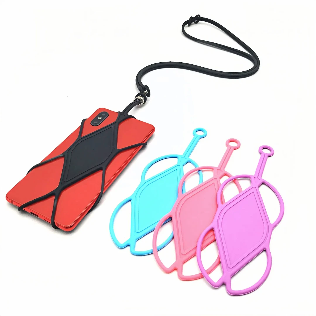 

Two random color phone lanyard cases, perfect for carrying your phone outside and freeing up your hands! The best gift choice fo