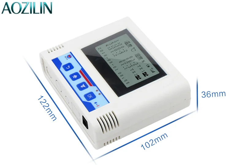 AOZILIN Industrial WiFi Temperature Humidity Sensor Wireless Alarm Data Logger For Warehouse Workshop Monitoring