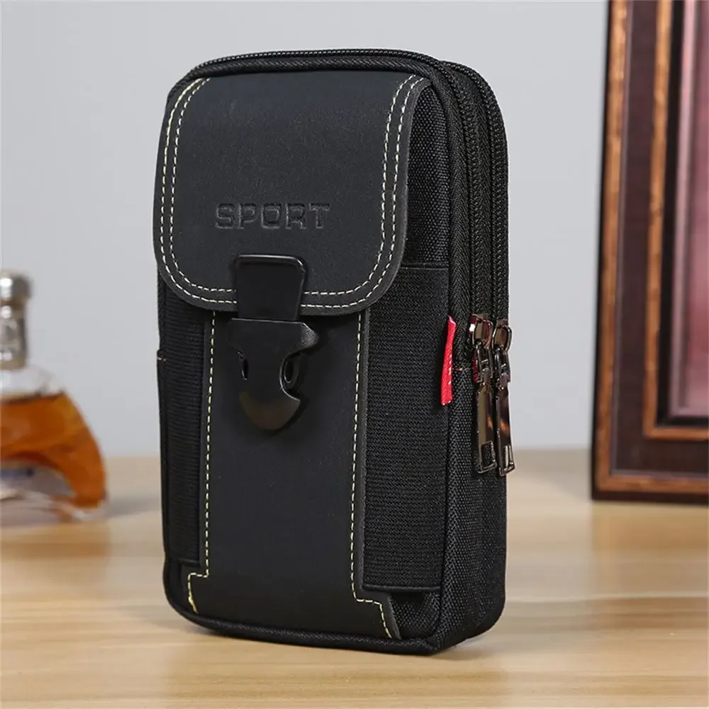 Oxford Outdoor Phone Cover Wallet Container Pocke Pouch Waist Bag Fanny Bags Phone Holder Belt Pouch