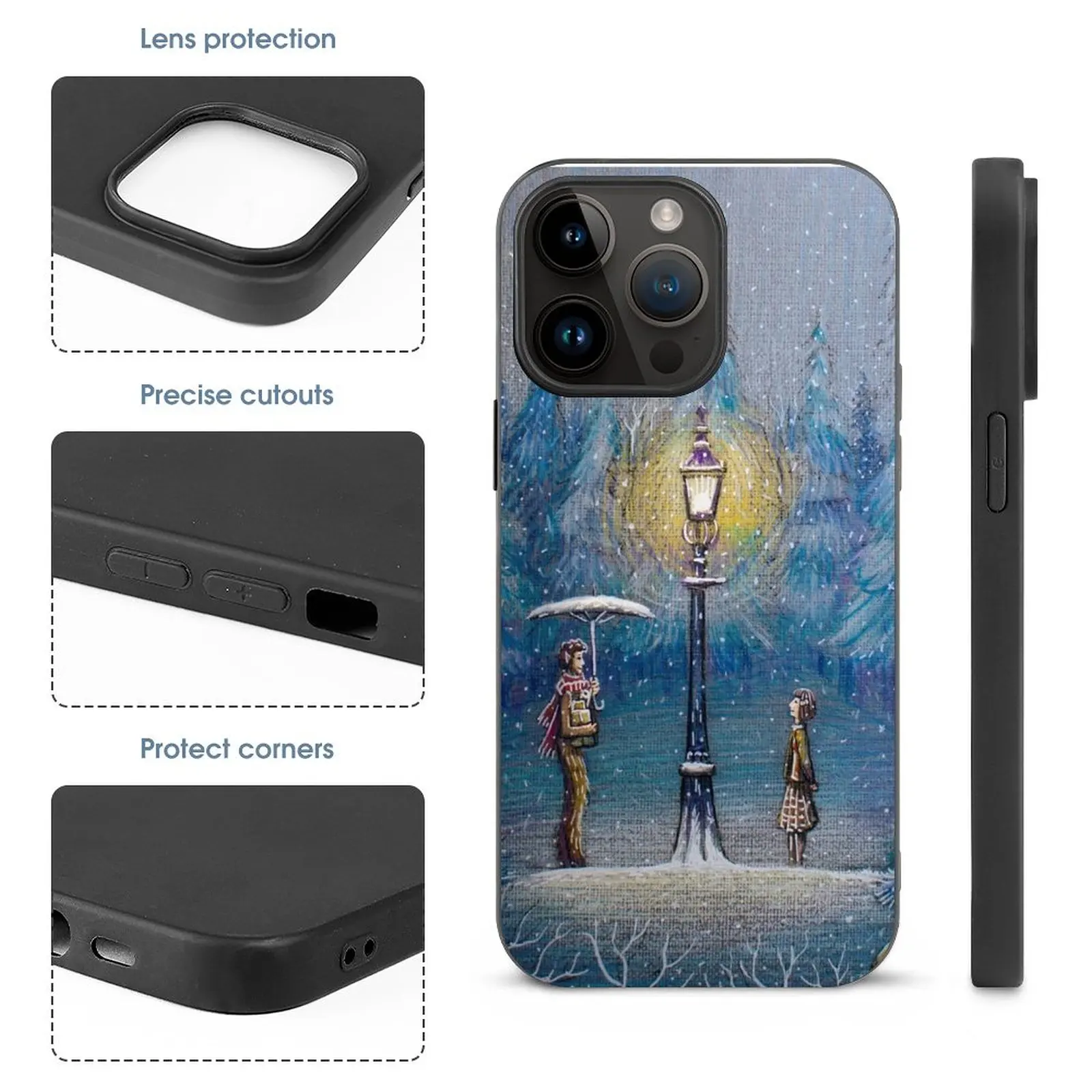 Narnia Magic Lantern Fashion Soft Phone Case For Apple Iphone 16 15 14 13 12 11 Plus Pro Max Mini All Series Cover Narnia