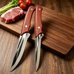 Forged Kitchen Meat Cleaver Chef Knife Full Tang Handle Butcher Boning Knife Slicing Paring Fishing Cutting Tools