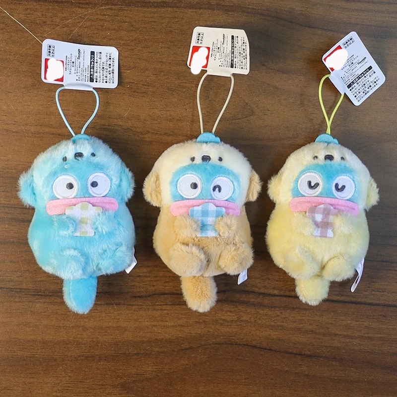 10cm lindo nutria pez feo Hangyodon adorno colgante muñeco de peluche medio pescador llavero bolsa accesorio juguete de dibujos animados regalos