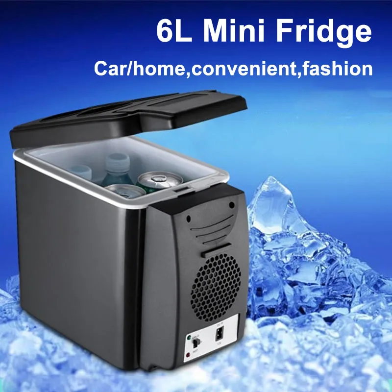 2025 6л 8л автомобильный холодильник небольшой дом кемпинг летние прохладные напитки замороженные холодные напитки 12 В автомобиль 24 В грузовик
