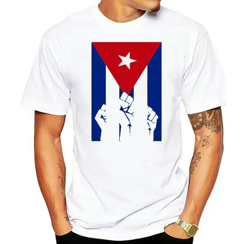 Fitted Cuban Revolution T Shirt For Men 100% Cotton Famous Comic Men And Women T Shirts O-Neck Clothing 2022