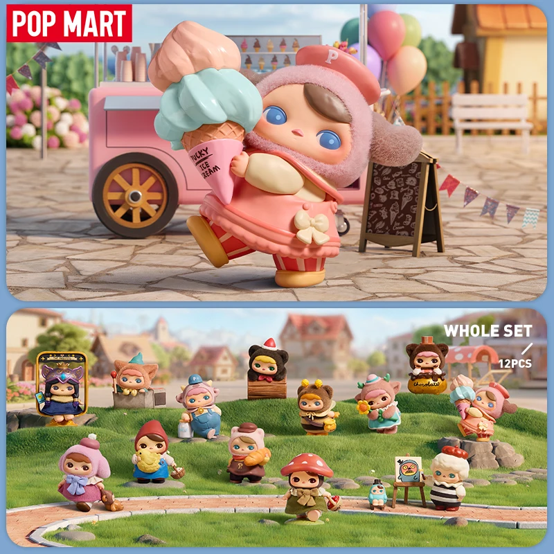 

POP MART PUCKY Fairies' Market Series Mystery Box Подлинная глухая коробка Guess Toys Сумка Орнамент Статуэтки Домашний декор Настольные куклы