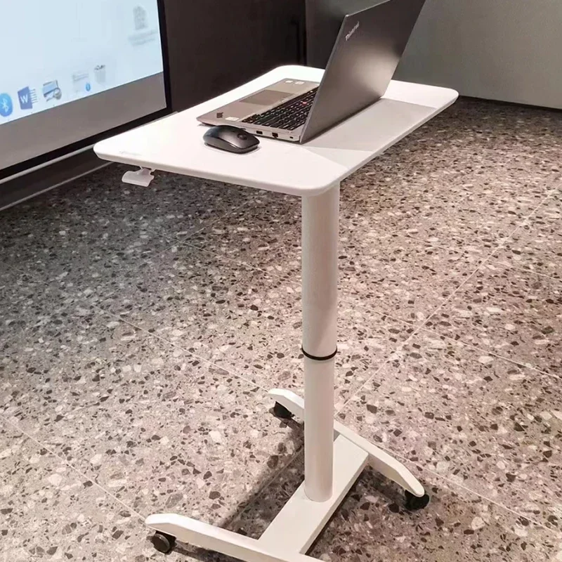 Pneumatic Automatic Folding Lifting Table Sofa Bedside Standing Computer Desk Mobile Lazy Platform Desk