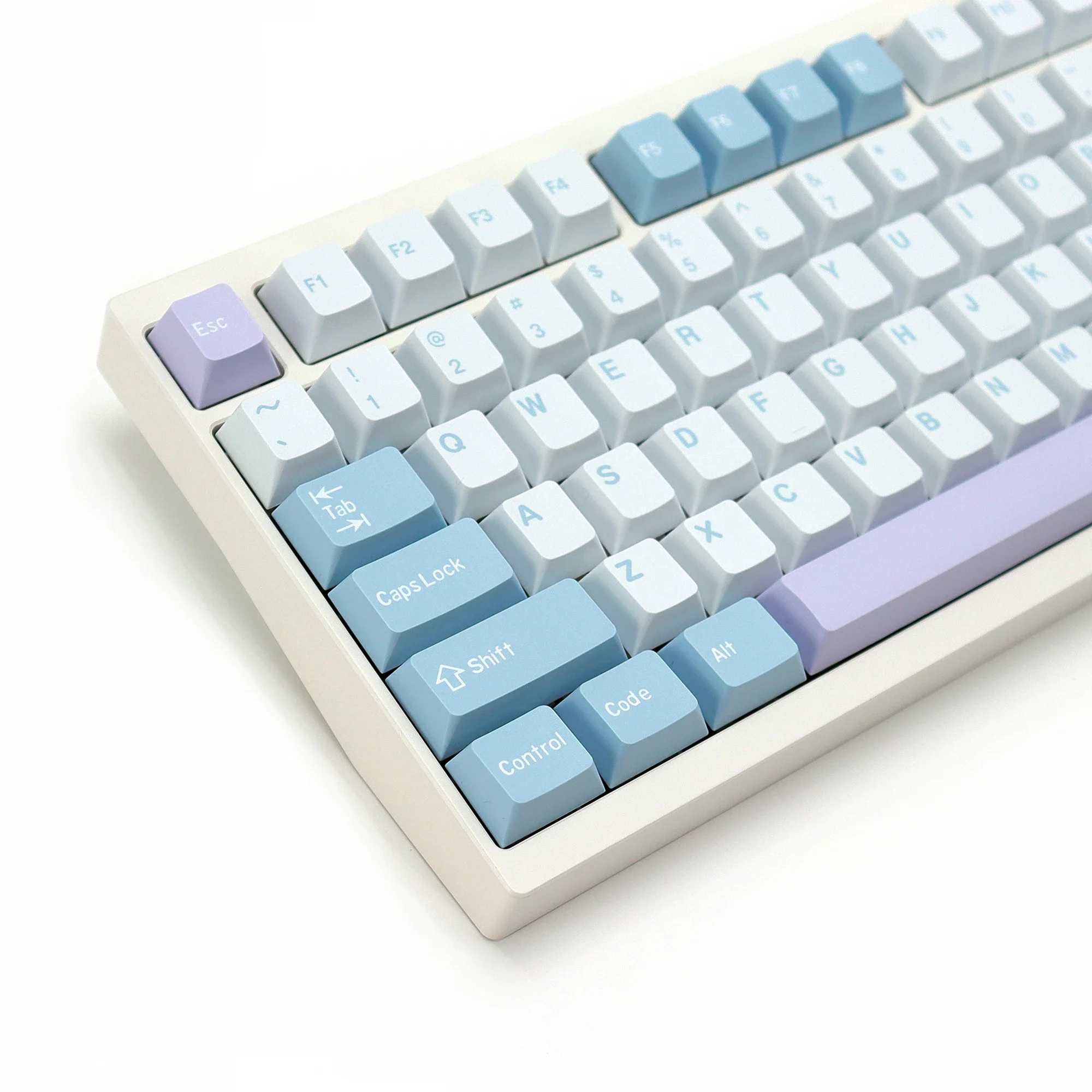 KBDiy 173-клавишный PBT GMK Lllusion Keycap Cherry Profile Custom для механических клавиатур Keycaps Double Shot ISO 7U для переключателей MX