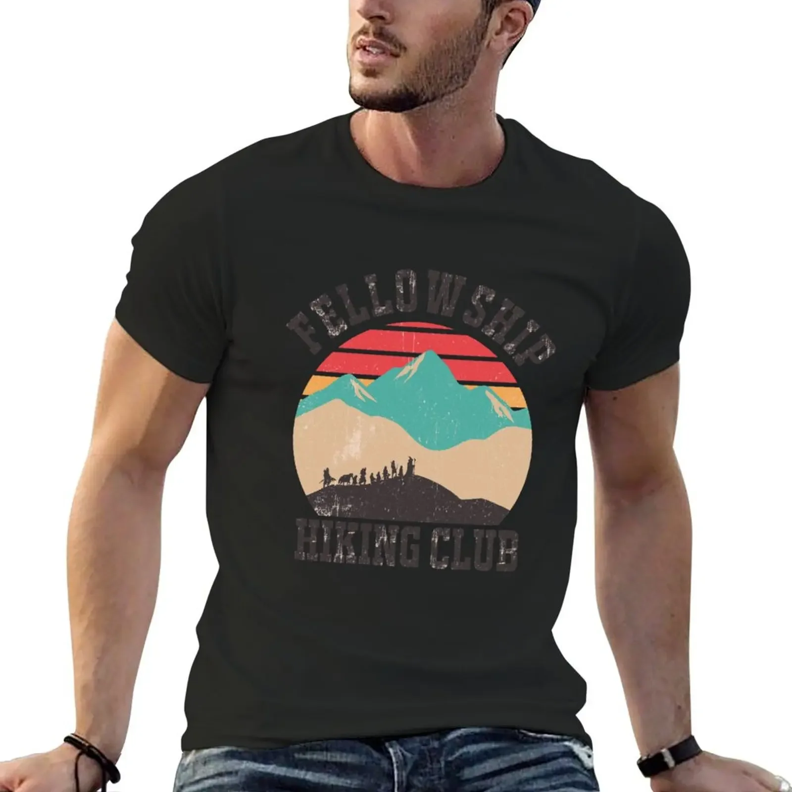 

Fellowship Hiking Club T-Shirt customizeds plus sizes men clothes