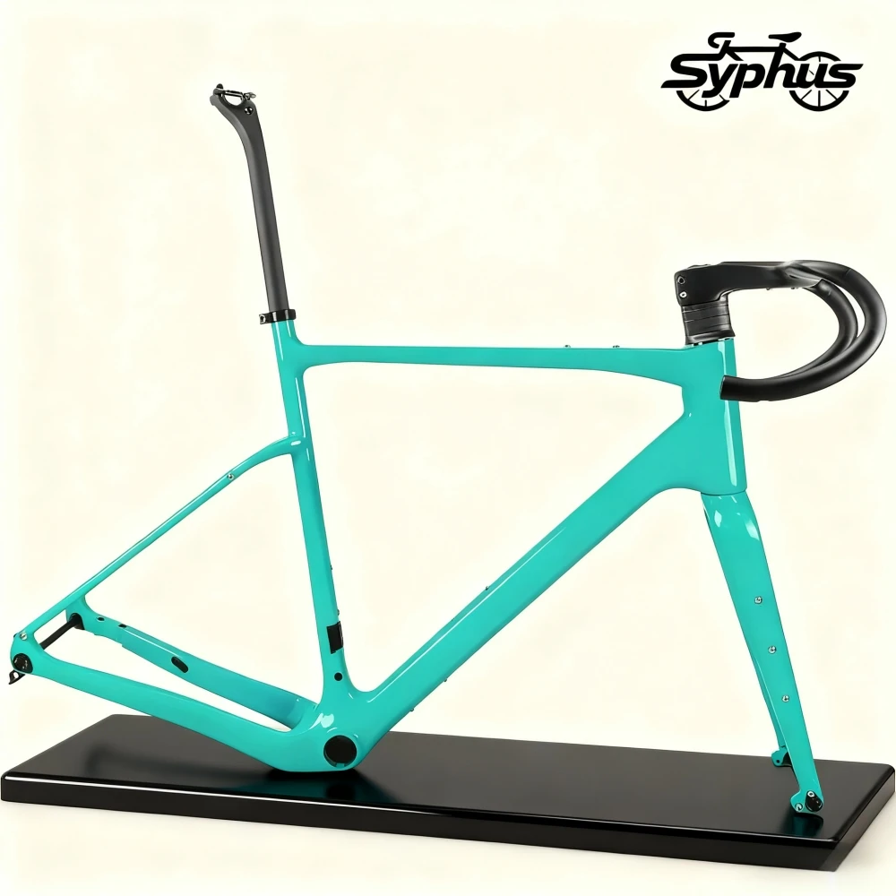 

Syphus 2026 700C*45C carbon Gravel Frame Disc Brake BB386 carbon frame Custom painting carbon bike frame