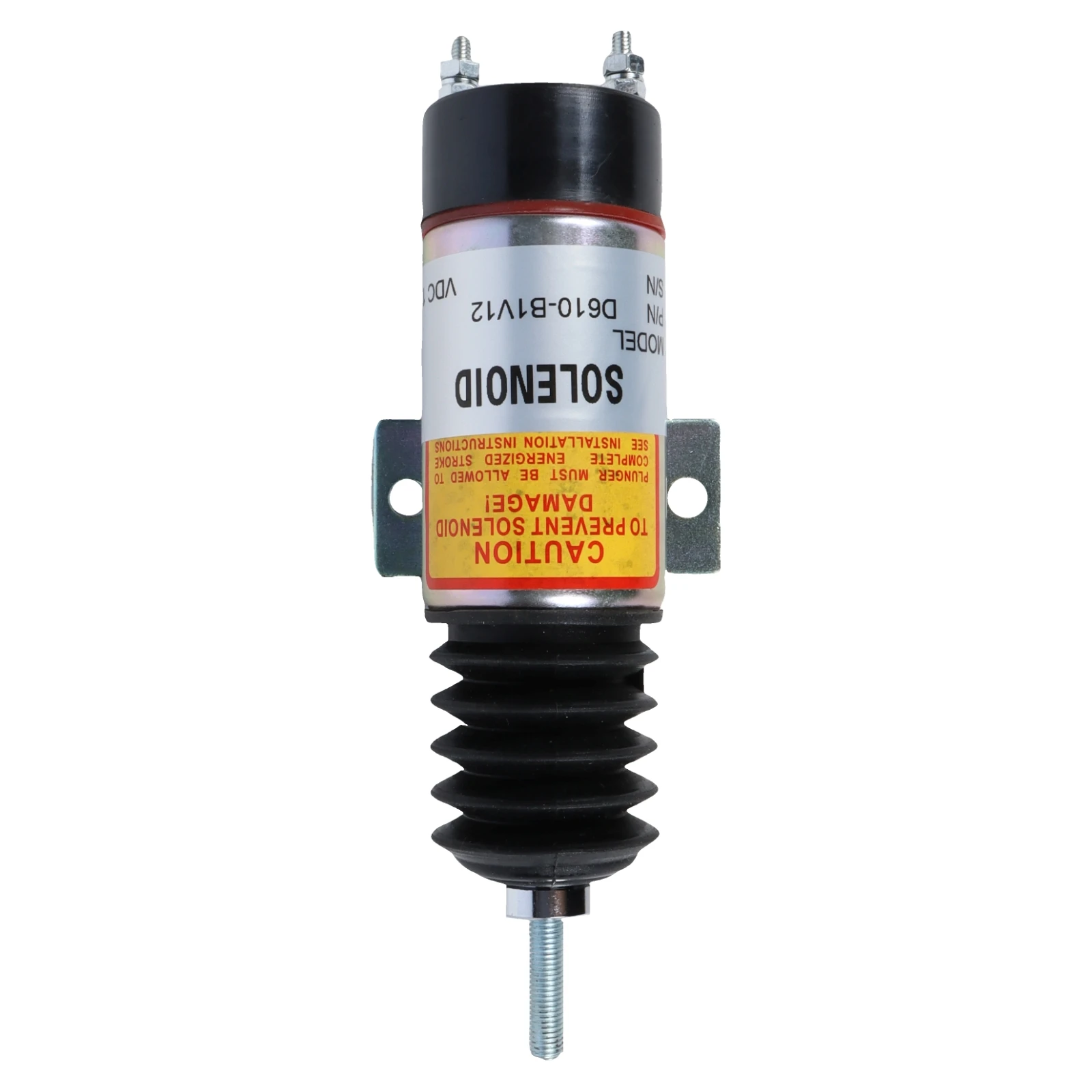 12V New Dual Coil Pull Solenoid D610-B1V12 D610B1V12 for Kubota D905 Engine WG-750 DF-752 DF-972 D1105 Z482 Shut off Solenoid