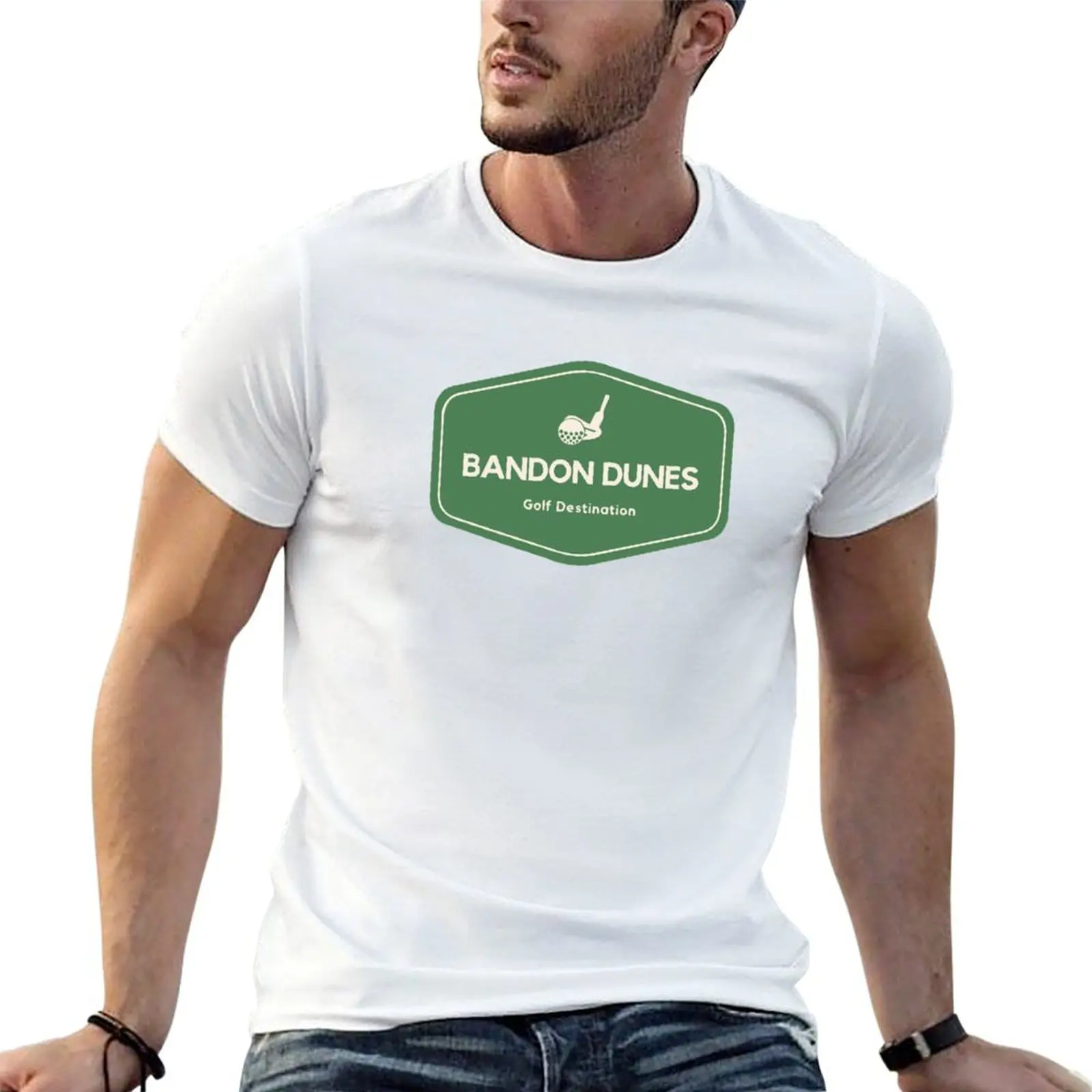 

in Bandon T-Shirt graphic t shirts Oregon Dunes quality - cotton Logo high t shirts Golf man Destination