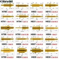 Cltgxdd 1 Pieces 1A 2A 3A 5A Heavy Current Pogo Pin Connector Pogopin Battery Spring Loaded Contact Test Prob