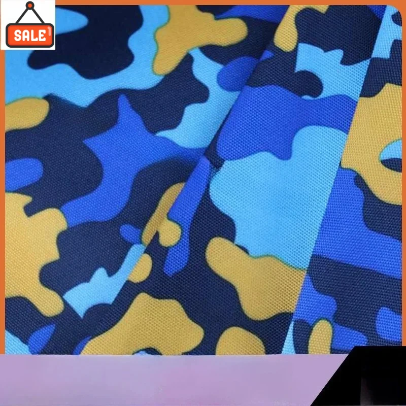 

600D Polyester Camouflage Fabrics Printed Woven Bags With PU Waterproof Abrasion-resistant Durable Coating Oxford Cloth Tactical